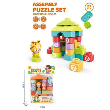 Конструктор JX 6864 (60/2) 27 деталей, фигурка, в пакете