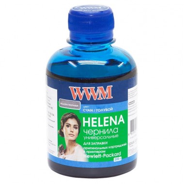 Чорнило WWM HELENA для HP 200г Cyan водорозчинне (HU/C)