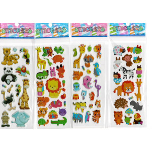 Наклейки детские Тварини №2 19,8х7см