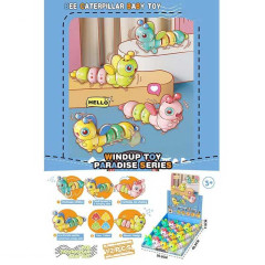 Заводная игра HC 255 (24/2) ЦЕНА ЗА 12 ШТУК В БЛОКЕ, "Гусень", резиновые элементы, в коробке