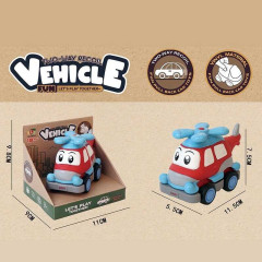 Машинка 2684 D2 (144) виниловый материал, инерция, двустороннее движение, в коробке