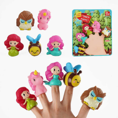 Пальчиковый театр SQ 22001-2 (240/2) 5 фигурок, на листе
