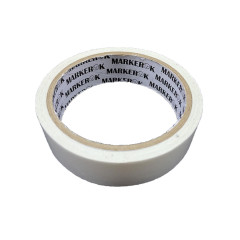 Скотч двухсторонний 24 мм. 10 м. MarkerOK , основа ПВХ 