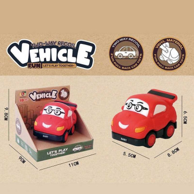 Машинка 2684 A6 (144) виниловый материал, двустороннее движение, инерция, в коробке