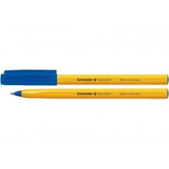Ручка шариковая SCHNEIDER TOPS 505 F 0,5 мм. Корпус оранжевый, пишет синим