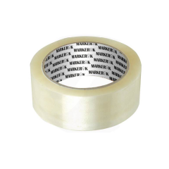 Клейкая лента (скотч) MarkerOK прозрачная 100м x 48мм x 50мкм