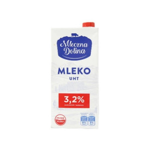 Молоко Mleczna dolina 1л /3,2 Штрих код 5900512320625