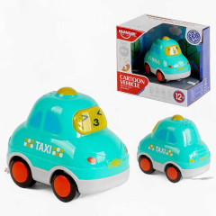 Машинка HE 0537-4 (96/2) "Такси", звуковые и световые эффекты, в коробке
