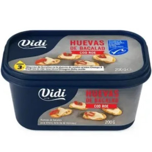 DIDI ікра тріски 200г (ящ 24шт)    Штрих код 8426963940269