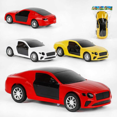 Машина ZH 654 (216/2) 3 цвета, звук, подсветка, инерция, в пакете