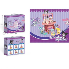 Кухня 228-10 F (48/2) духовая печь, 23 х 10х 20 см, посуда, плита, кастрюля, сковорода, нож, лопатка, декоративная еда, герои, в коробке