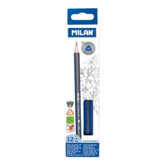Олівець ч/гр трикут. В ТМ "MILAN" D2,4mm ціна за 1 олівець