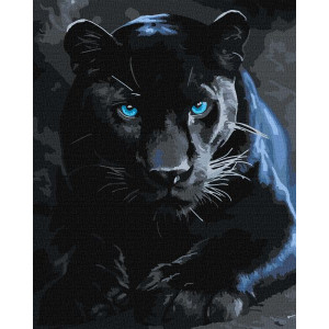 Картина по номерам "Дикая пантера" 40x50см