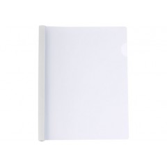 Папка А4 Economix с планкой-зажимом 10 мм (2-65 листов), белая