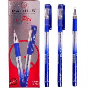 Ручка "I Pen" RADIUS з принтом, синя