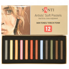 Пастель суха худож. "Santi, Skin Tones" 12 кол.