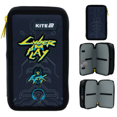 Пенал Kite 2 від., без наповнення 623 Cyber