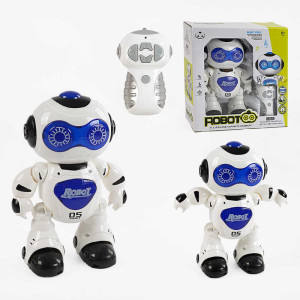 Робот на радіокеруванні 606-1 (36) звук, мелодії, підсвічування, рухається, в коробці