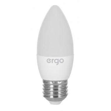 Lamp ERGO Basic C37 E27 6W 220V Нейт.Бел. 4100K Мат. н/Дім.