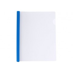 Папка А4 Economix с планкой-зажимом 15 мм (2-95аркушів), синяя
