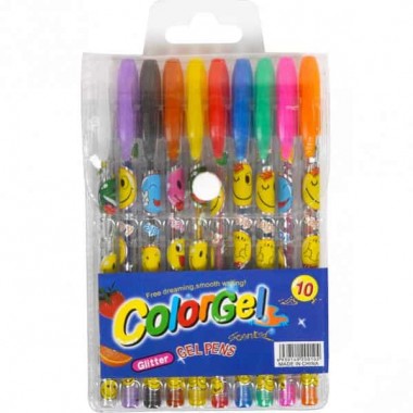 Набір ручок ароматизованих гелевих 10 кольорів