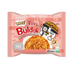 BULDAK ROSE лапша уп ​​5шт, ящ 40шт Штрих код 8801073115378