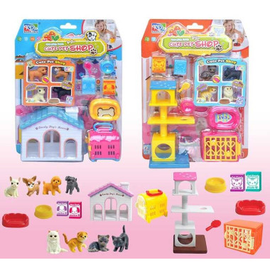 Набор животных KLD 888-28 А (72/2) 2 вида, на листьях