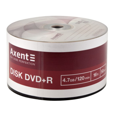Компакт-диск DVD + R 4,7GB / 120min 16X, 50 шт, bulk