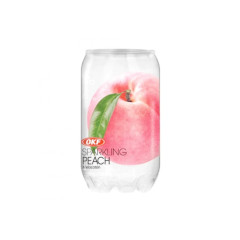 Напиток газированный OKF Peach 350ml\ящик 24шт/