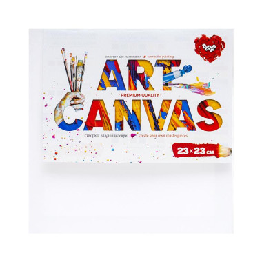 Полотно для малювання "Art Canvas" 23*23 AC-23х23 ДТ-ТО-09413