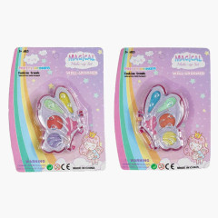 Косметика 993-7 A (720/2) 2 вида,тени для век, аппликатор, на листьях