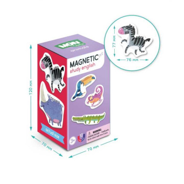 гр Магнитные животные 200205 (24) 10 деталей "Dodo"