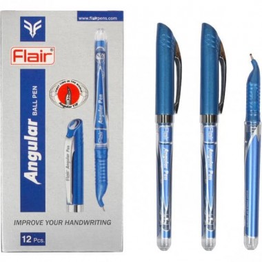 Ручка масляна "Лівша" FLAIR синя