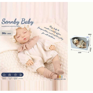 Пупс SNB 222 E(36) высота: 31 см, съемная одежда, подвижные конечности, в коробке