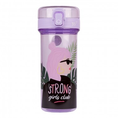 Пляшка для води YES 430мл Strong Girls
