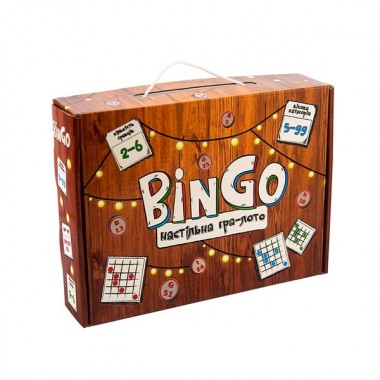 Настільна гра-лото 30757 (укр) BinGo, в коробці 24,6-18,3-5,5 см