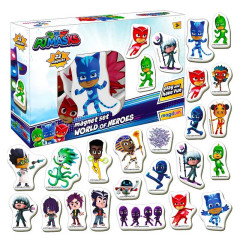гр Набор магнитов ME 5031-31 "Герои в масках. Мир героев" (10) "Magdum", 22 магнита, в коробке