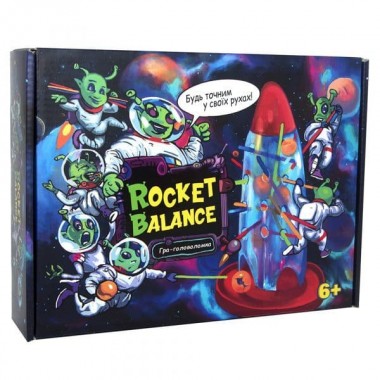 Настільна гра 30407 (укр) Rocket Balance, в коробці 24,7-18,2-5,5 см